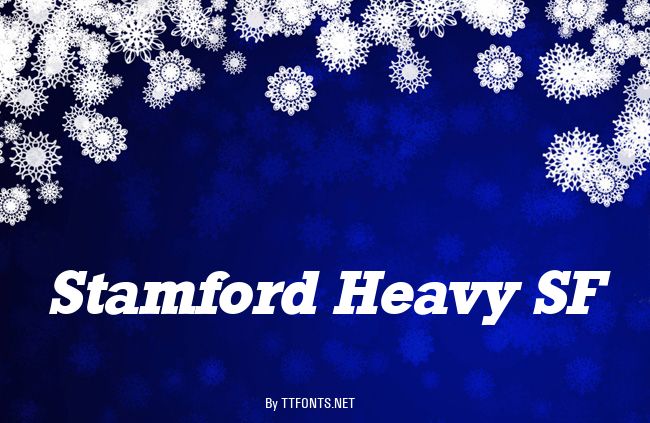 Stamford Heavy SF example
